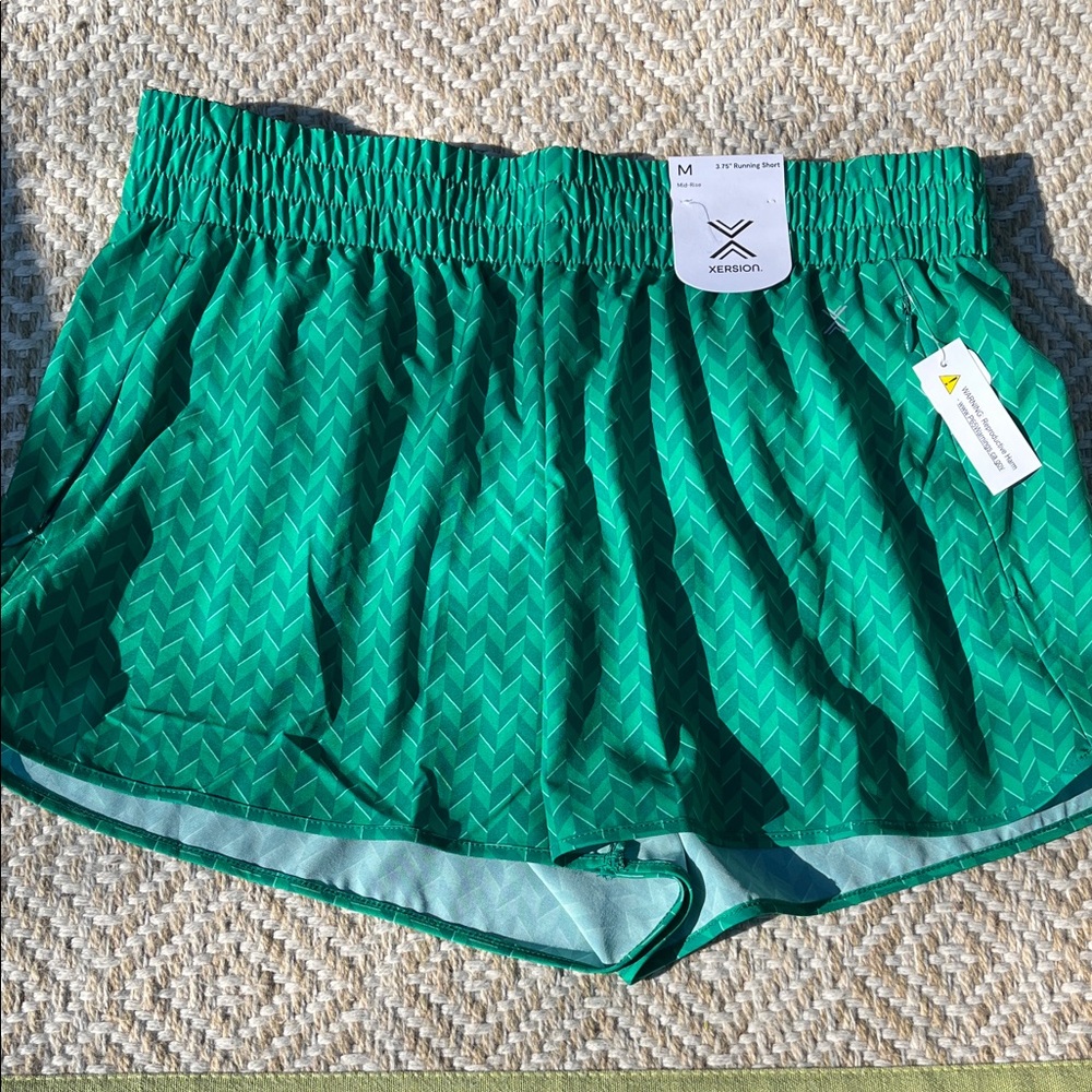 Xersion Women's Athletic Shorts - Bold Green
